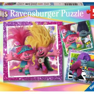 05713 - Puzzle 3x49 pezzi - Trolls,il pop non si ferma! - dai 5 anni